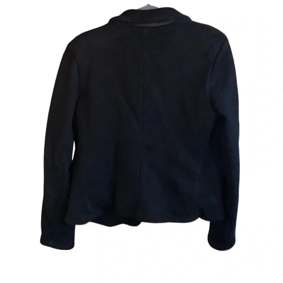 James Perse Black Cotton Blazer Size 3 Large - Picture 3 of 5